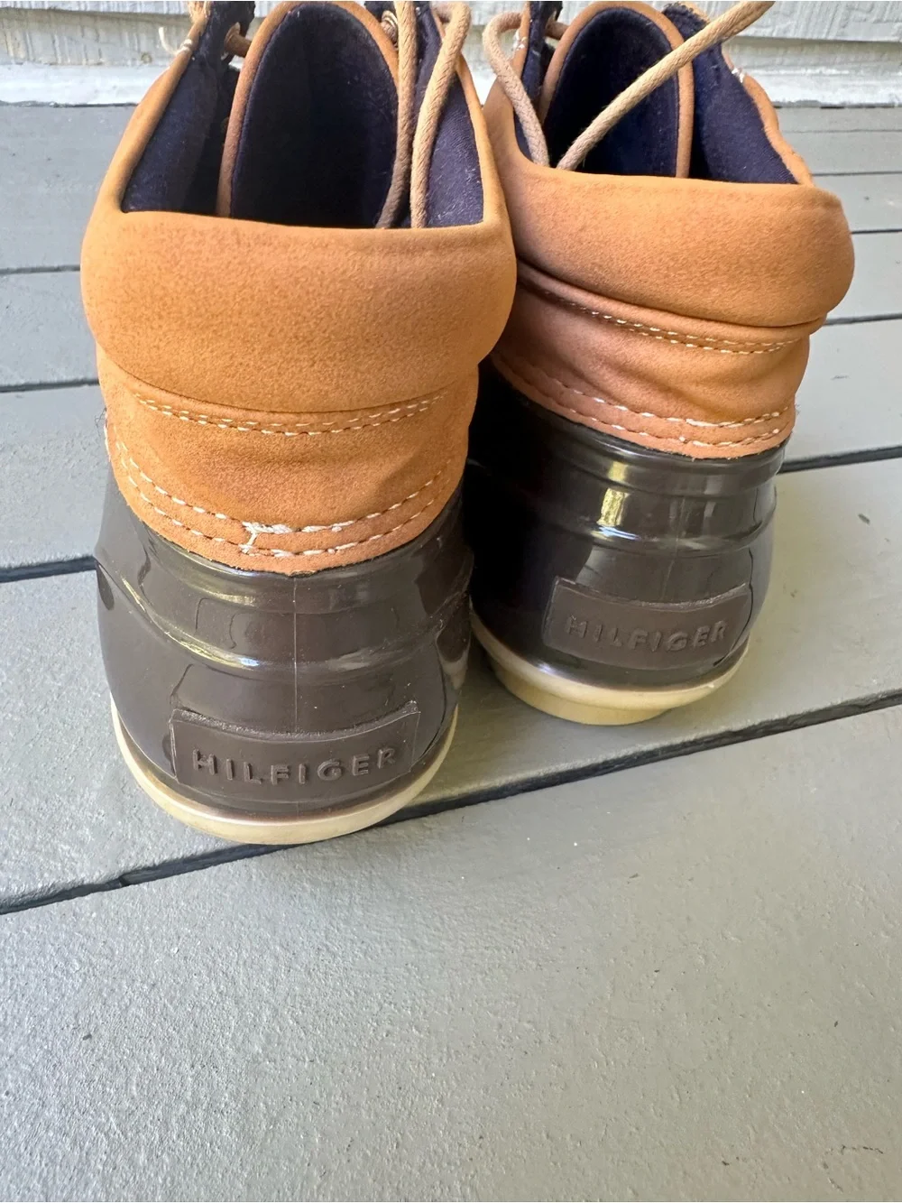 Tommy Hilfiger Wheat Ankle Lace-up Duck Boots ~Womens 8M